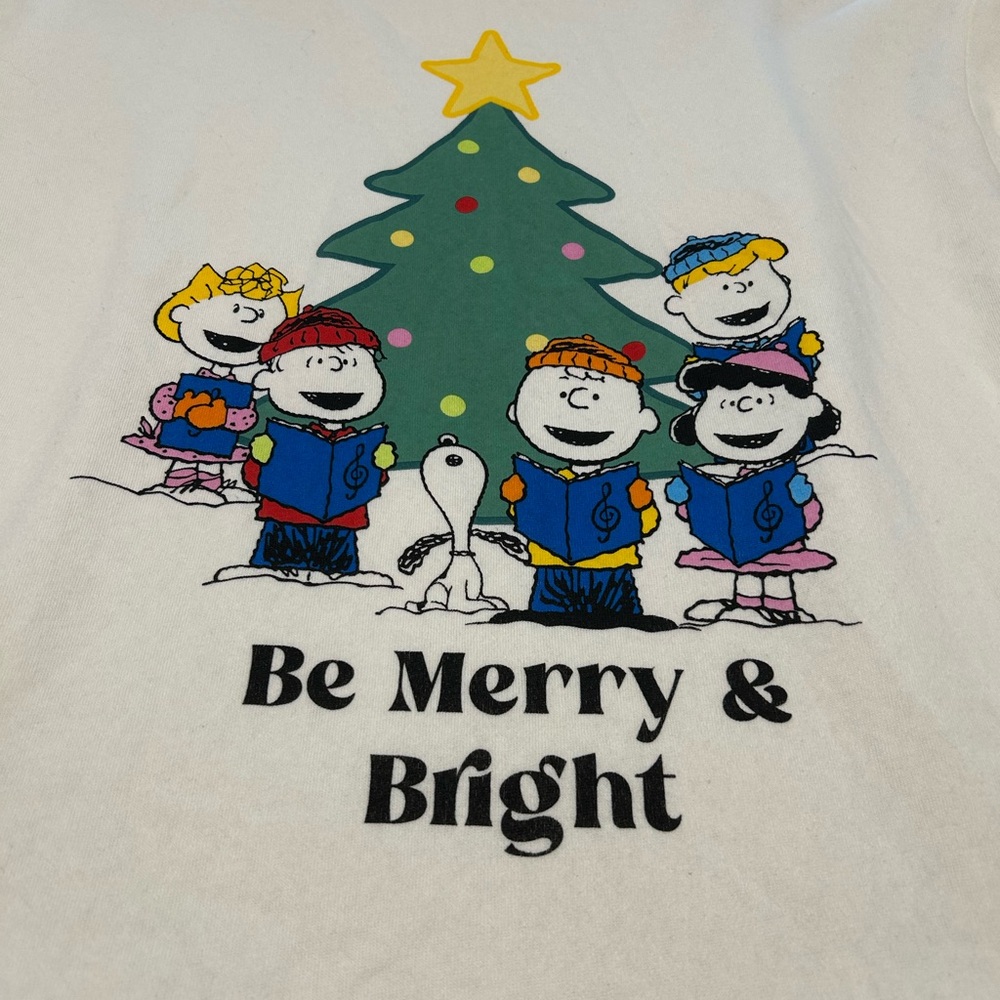 Grayson Social Juniors Peanuts Sleep Shirt Tunic Holiday - Picture 6 of 9